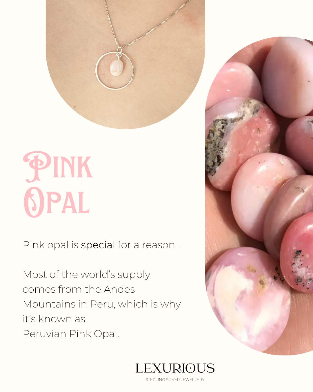 Pink Opal Necklace