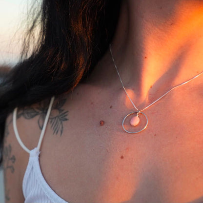 Pink Opal Necklace
