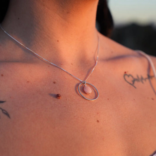 Pink Opal Necklace