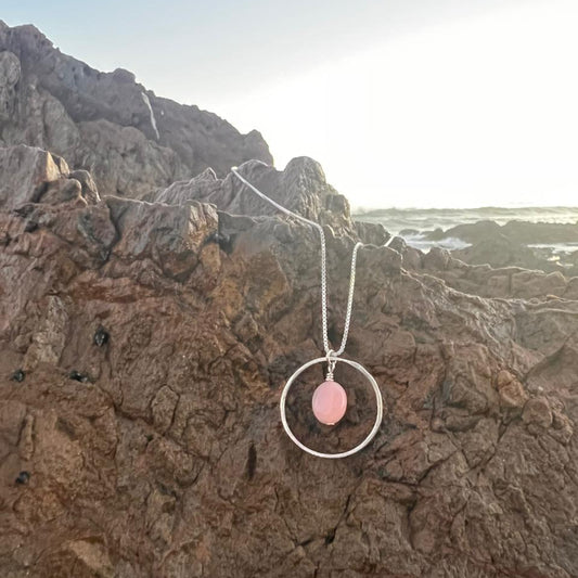 Pink Opal Necklace