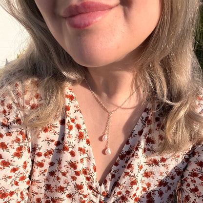 Delia Pearl Necklace
