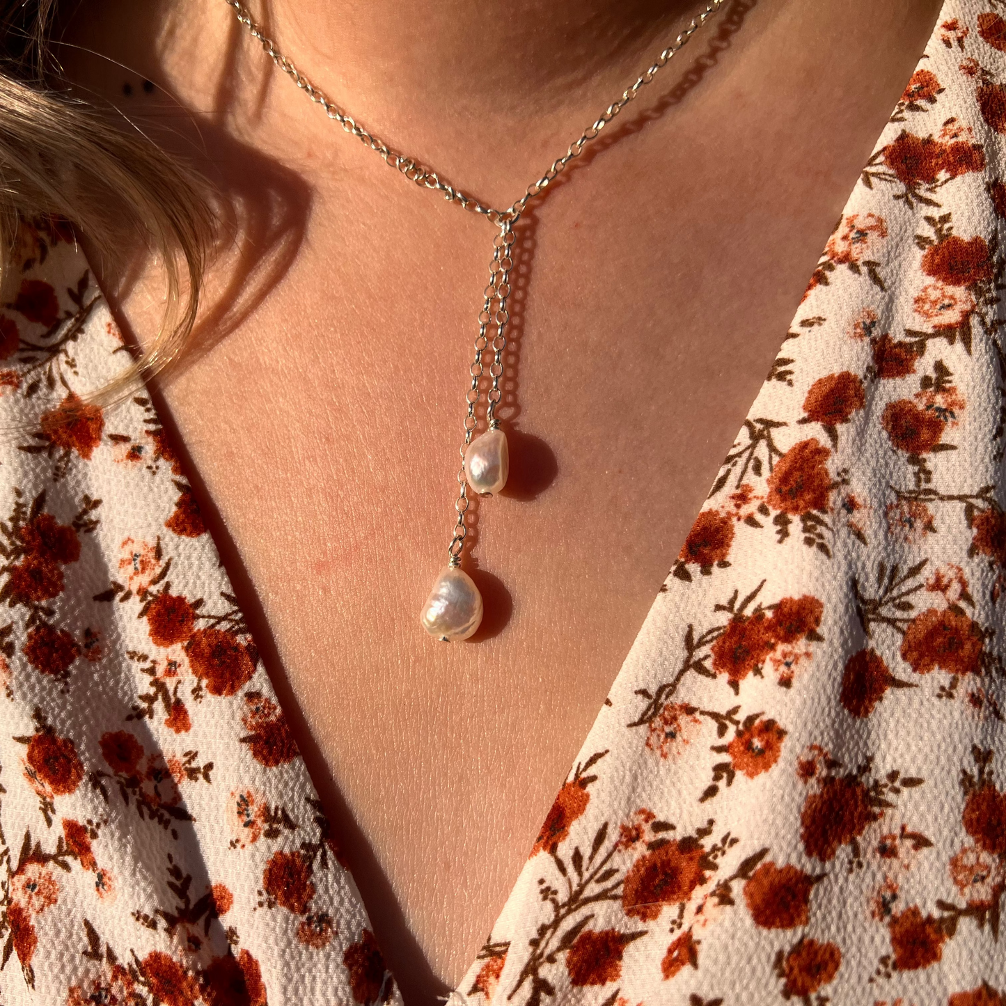 Delia Pearl Necklace