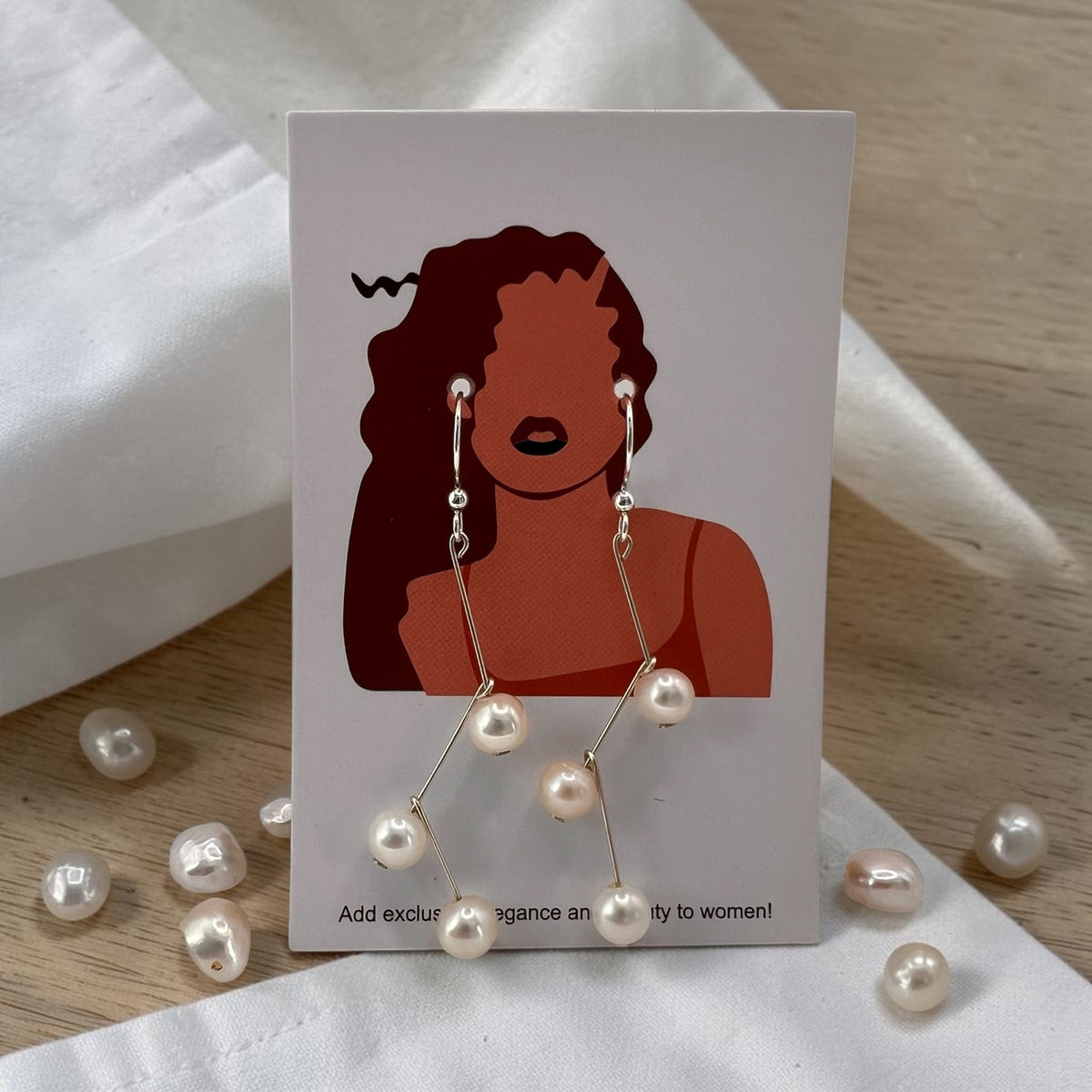 Abstract Pearl Drops