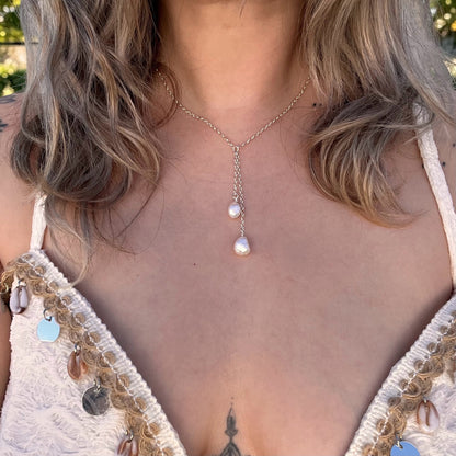 Delia Pearl Necklace