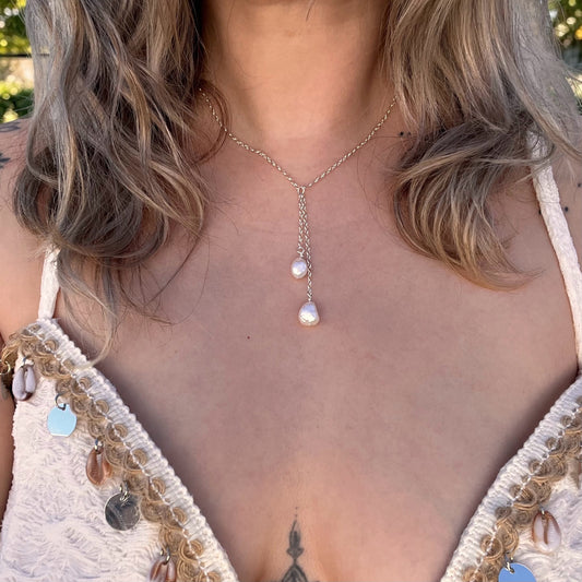 Delia Pearl Necklace