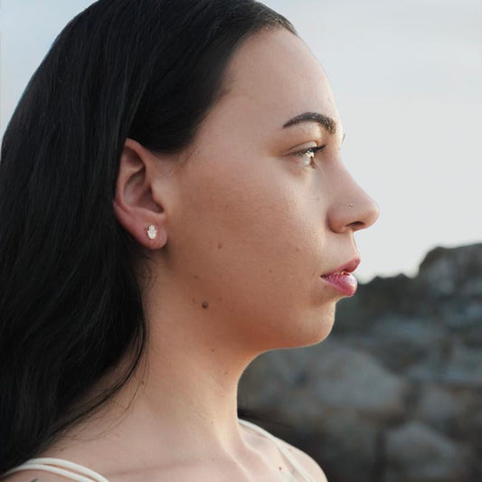 Hamsa Earrings