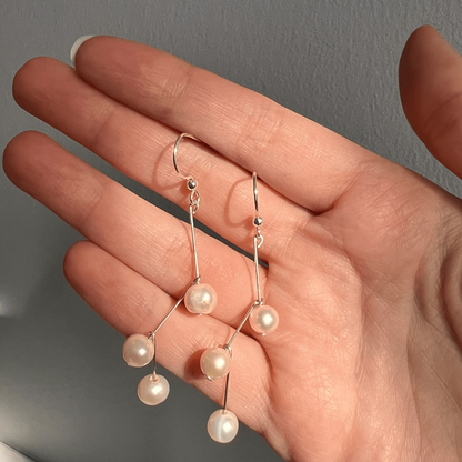 Abstract Pearl Drops