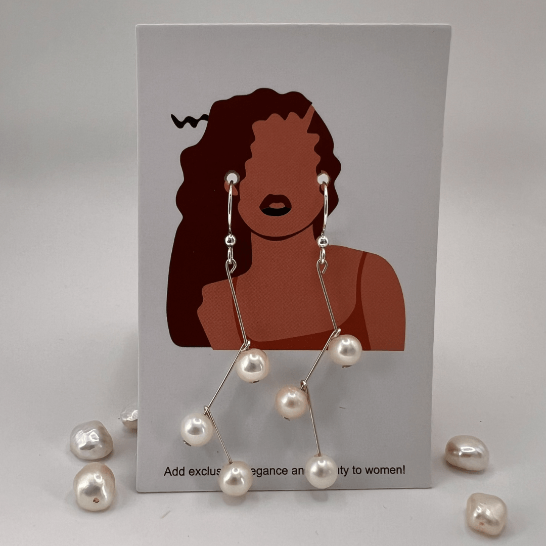 Abstract Pearl Drops