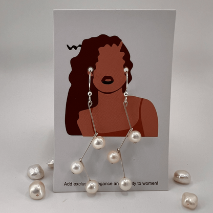 Abstract Pearl Drops