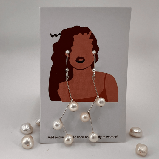 Abstract Pearl Drops
